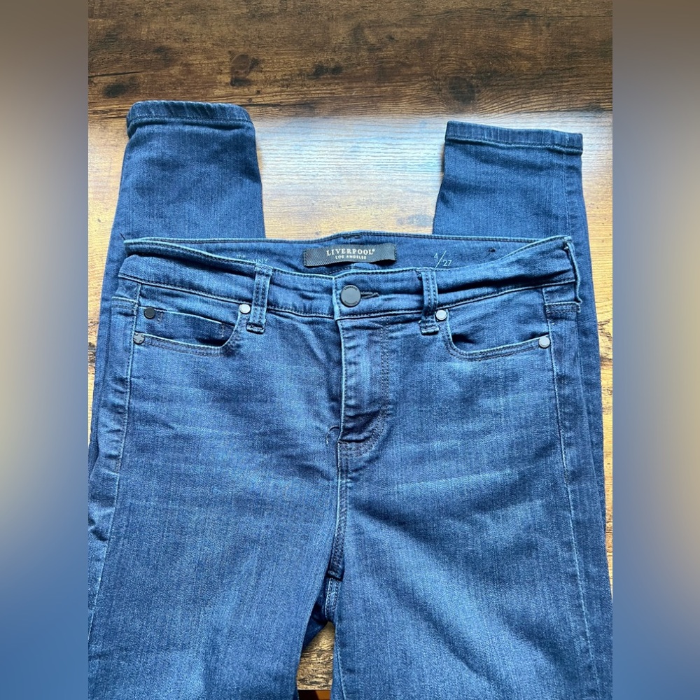 Liverpool Dark Wash Jeans Size 4 Women’s